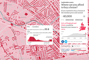 Unaffordable Country: Where can you afford to buy a house?, The Guardian Unaffordable Country: Where can you afford to buy a house?, The Guardian