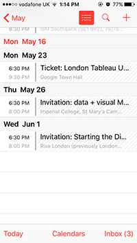 iOS Calendar (Yearly, monthly and daily views) iOS Calendar (Yearly, monthly and daily views)