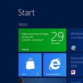 Windows Calendar live tile Windows Calendar live tile